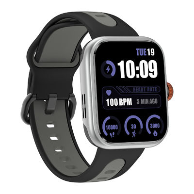 قیمت خوب ساعت هوشمند با GPS 1.78 اینچ AMOLED HD نمایشگر بلوتوث تماس نقره ای آنلاین