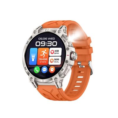 قیمت خوب KC89 شکل گرد ساعت هوشمند IP68 سطح ضد آب و دستیار صوتی هوش مصنوعی آنلاین