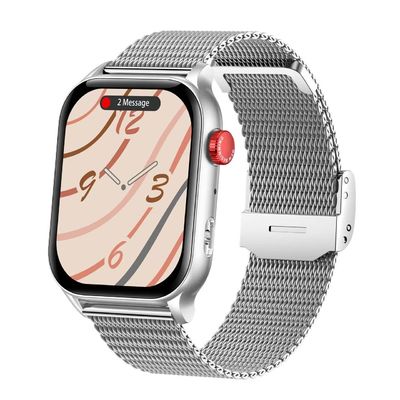 هوش مصنوعی دستیار صوتی شکل مربع ساعت هوشمند نظارت بر سلامت ساعت هوشمند