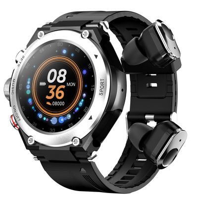 قیمت خوب سبک زندگی فعال خود را با TWS Smart Watch گوشواره های بی سیم و ردیاب تناسب اندام Rainbuvvy T96 نقره ارتقا دهید آنلاین