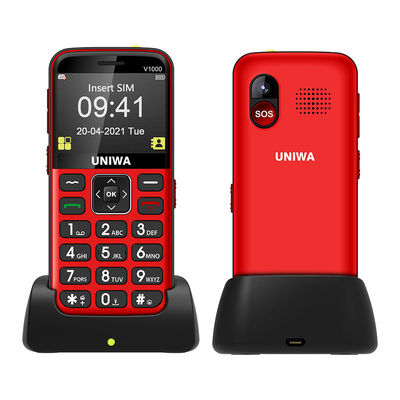 UNIWA V1000 تلفن های همراه سالمندان 4G تلفن همراه سالمندان راحت