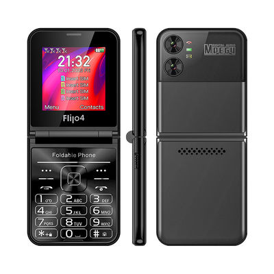 قیمت خوب F265 2.55'' 4 سیم کارت فلپ کیپد تلفن همراه 1400mAh دوربین رادیو اف ام 2G ویژگی آنلاین
