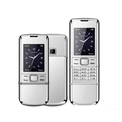 جدید کلاسیک 8800 2G GSM دو سیم کارت بلوتوث اسلایدر تلفن همراه 2.4inch صفحه نمایش