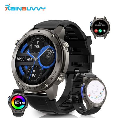 DM56-GPS ساعت هوشمند اندرویدی در حالت آماده سازی GPS با قطب نما برای تناسب اندام