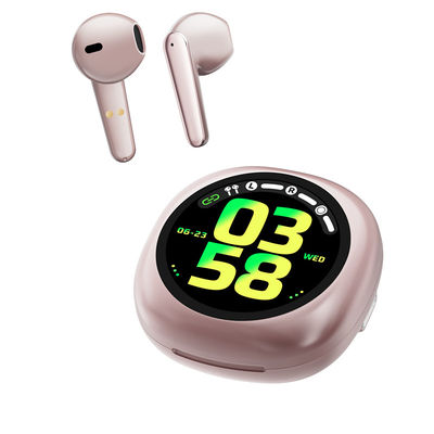 قیمت خوب T19 Smart Buds گوشواره های بی سیم بلوتوث با باتری 300MAH و ویژگی های هوش مصنوعی BT 5.4/3.0 قدرت رزولوشن 240 * 240 آنلاین