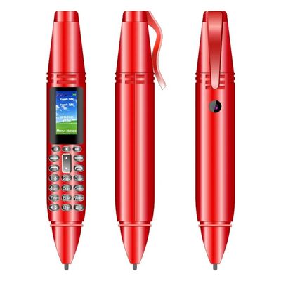 قیمت خوب AK007 مینی تلفن همراه 0.96 اینچ صفحه نمایش OLED بی سیم FM رادیو قلم سبک 2G ویژگی تلفن آنلاین