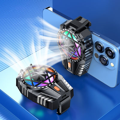 قیمت خوب هوا خنک کننده تلفن همراه برای آیفون سامسونگ X112 300mah قابل شارژ مجدد با نور RGB آنلاین