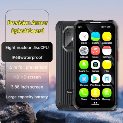 قیمت خوب IPS Android12 6+128GB 3000mAh MAXO Rugged Smartphone IP68 Mini Waterproof 3.88 '' آنلاین
