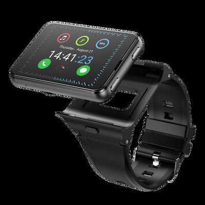 S999 به علاوه 4G LTE Smartwatch اندروید 11.0 OS 2.8'' 2300mAh دوربین دوگانه چهره باز کردن GPS WIFI BT5.0