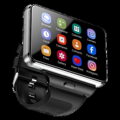 قیمت خوب ساعت هوشمند 4G 5G با کیس آلیاژ روی و بند سیلیکونی با طول تنظیم شده S999 plus آنلاین