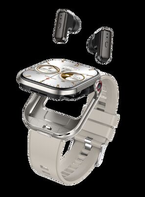 T99 TWS ساعت هوشمند گوشواره های بی سیم BT5.0 بلوتوث تماس IP67 ضد آب 300mAh