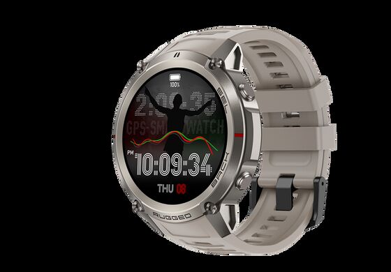 قیمت خوب GPS Sport Smart Watch با سنسور ضربان قلب AMOLED HD 143 اینچی و درجه بندی ضد آب 5ATM آنلاین