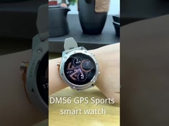 DM56-GPS ساعت هوشمند اندرویدی در حالت آماده سازی GPS با قطب نما برای تناسب اندام