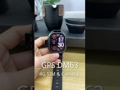 DM63 دستیار صوتی 4G LTE ساعت هوشمند 2.13'' HD نظارت بر فعالیت صفحه نمایش