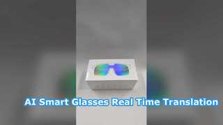X01 AI ChatGPT Assistant، کنترل صدا، دوربین ترجمه بلادرنگ عینک آفتابی عینک هوشمند AI