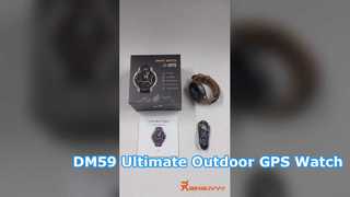 ساعت هوشمند اسپورت GPS DM59، صفحه نمایش 1.43 اینچی AMOLED HD