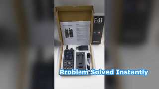 تلفن هوشمند UNIWA 2.4 اینچی Zello Walkie Talkie F41 4G Android 8.1 phone-y-communication PTT 46 ضد آب