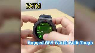 ساعت 2026 جدید نظامی DM58 GPS هوشمند 1.43 اینچی HD AMOLED 5ATM ضد آب