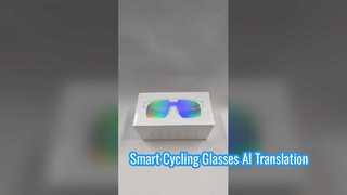 عینک دوچرخه‌سواری ورزشی در فضای باز Q01 Pixel 6-Axis EIS ضد لرزش عینک ترجمه هوشمند هوش مصنوعی پشتیبانی از عینک