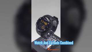 هدست NFC ساعت هوشمند 2 در 1 هدفون بلوتوث TWS Earbuds Music Call Men Health Monitoring Wat